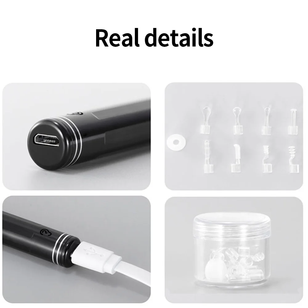 Умный ушной очиститель многофункциональный светящийся прибор для чистки ушей HD