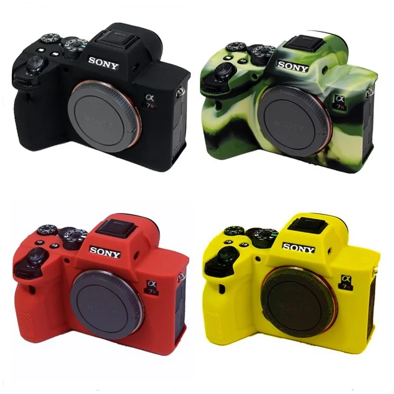 Силиконовый чехол для Sony A7R4 защитный камеры сумка 4 цвета | Электроника