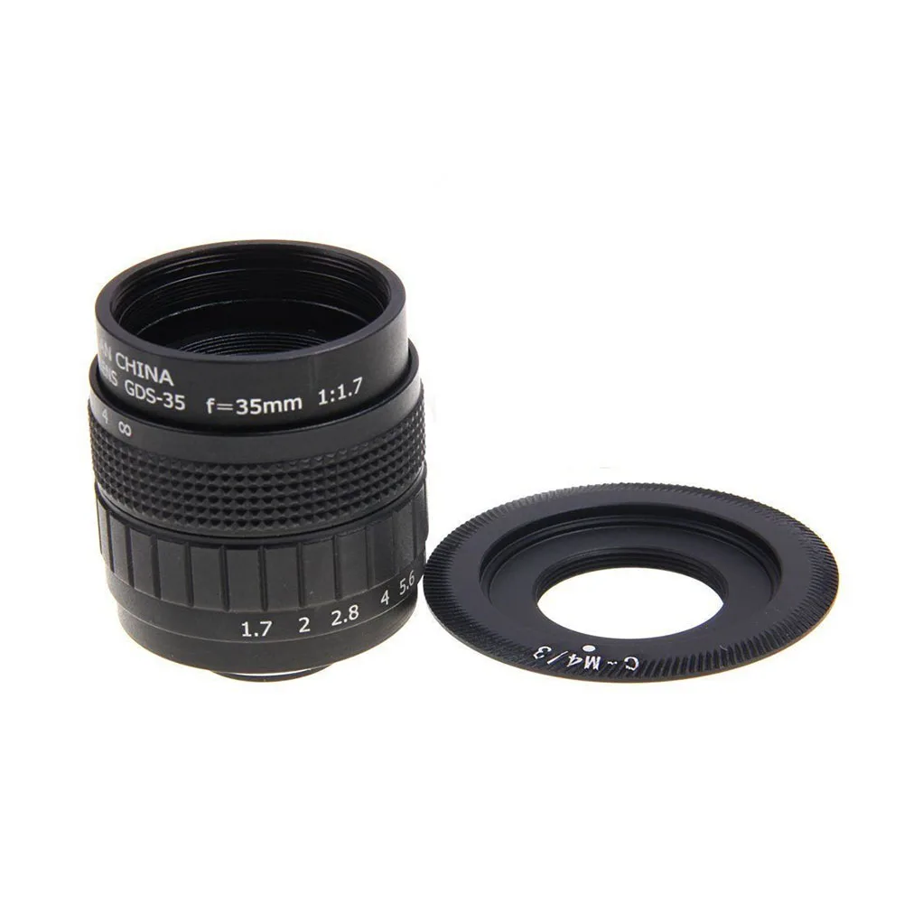 Прочный Профессиональный 35 мм F1.7 аксессуары ТВ кино фотография фиксированный