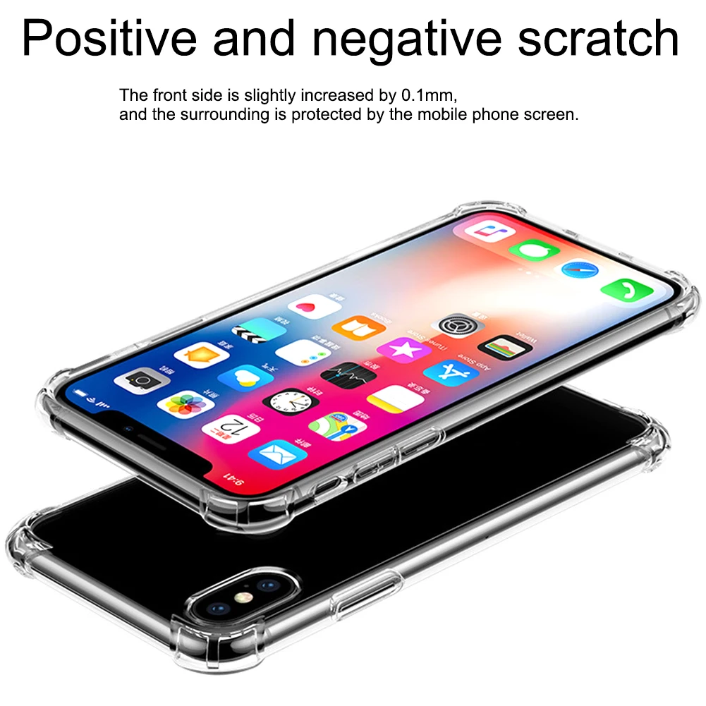 Ультратонкий чехол для телефона с защитой от падения iPhone 6 5 дюйма противоударный