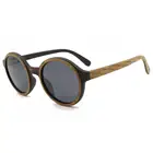 Солнцезащитные очки BerWer с деревянными дужками, Поляризованные, брендовые дизайнерские, зеркальные, оригинальные
