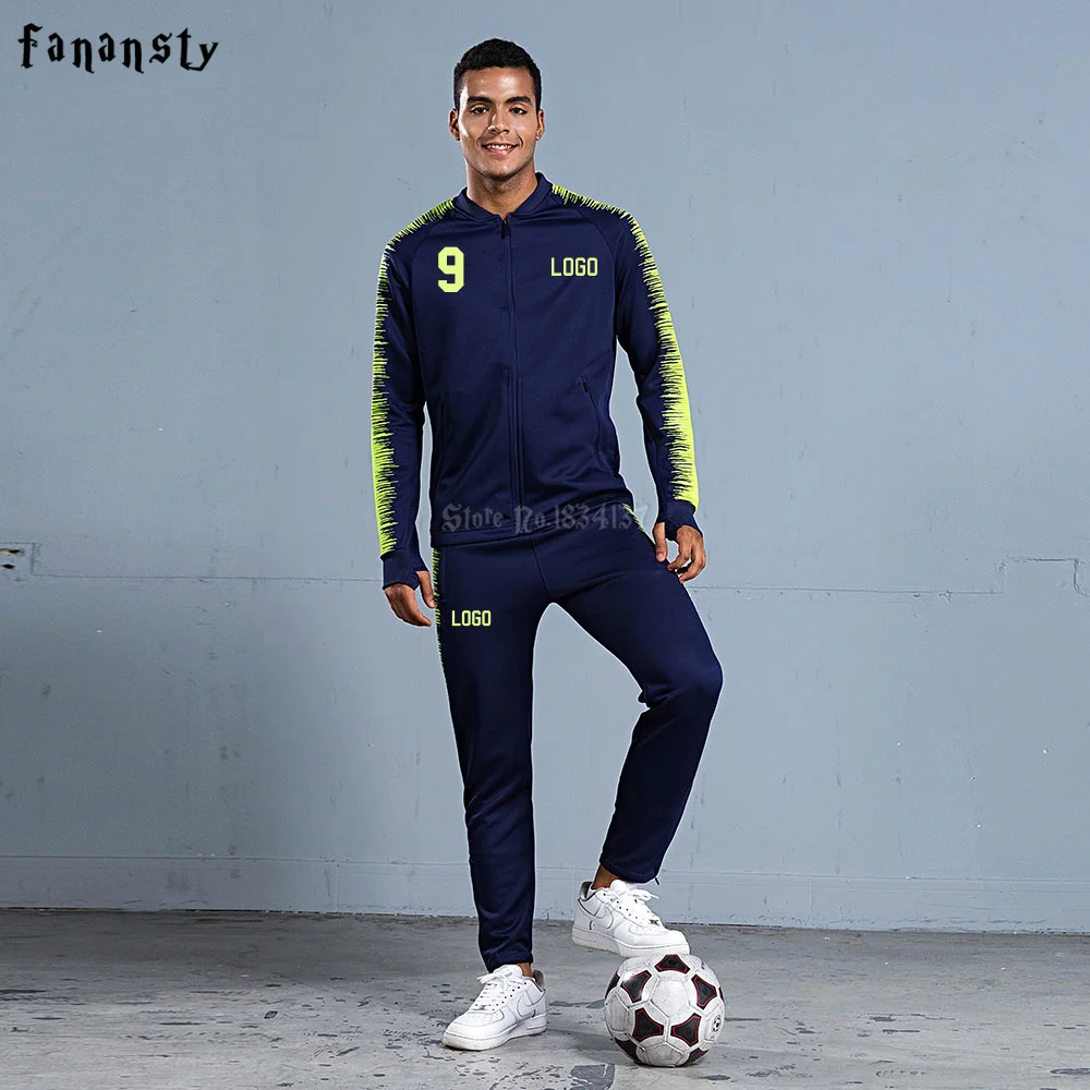 

Новый спортивный костюм для футбола 2020, Мужская зимняя спортивная одежда, тренировочная куртка, спортивные костюмы для взрослых, униформа н...