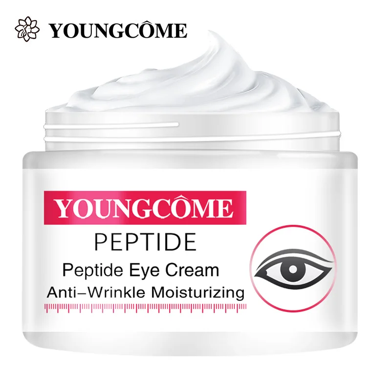 

YOUNGCOME 60g Peptide Eyes Cream Anti Wrinkle Remove dark circles Shrink Pores Hydrating Moisturizing Whitening Eye skin care