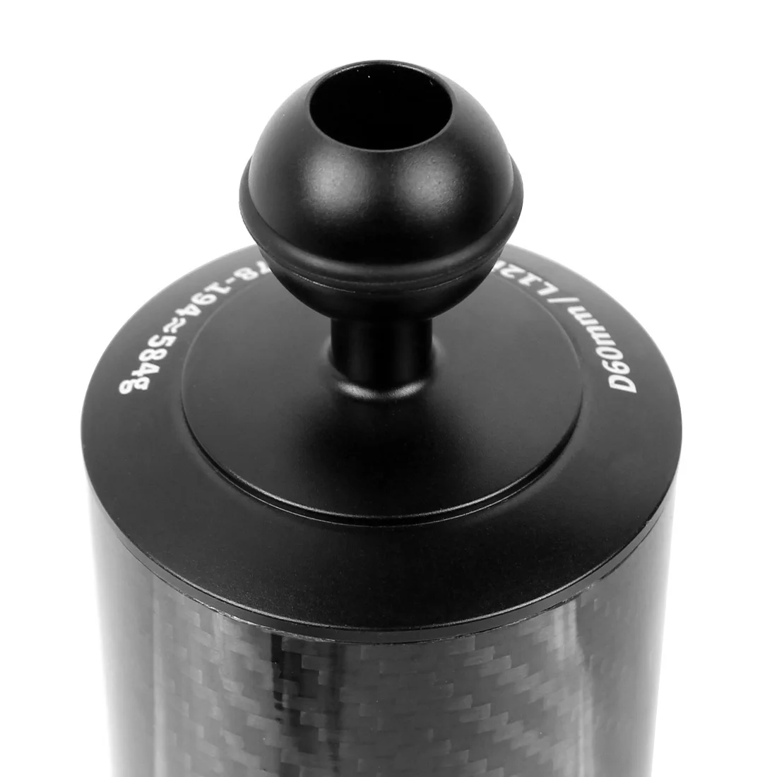 60 мм 12 дюймов углеродное волокно поплавок плавучести двойной мяч плавающий рычаг Дайвинг камера Дайвинг лоток для Gopro/смартфонов от AliExpress RU&CIS NEW