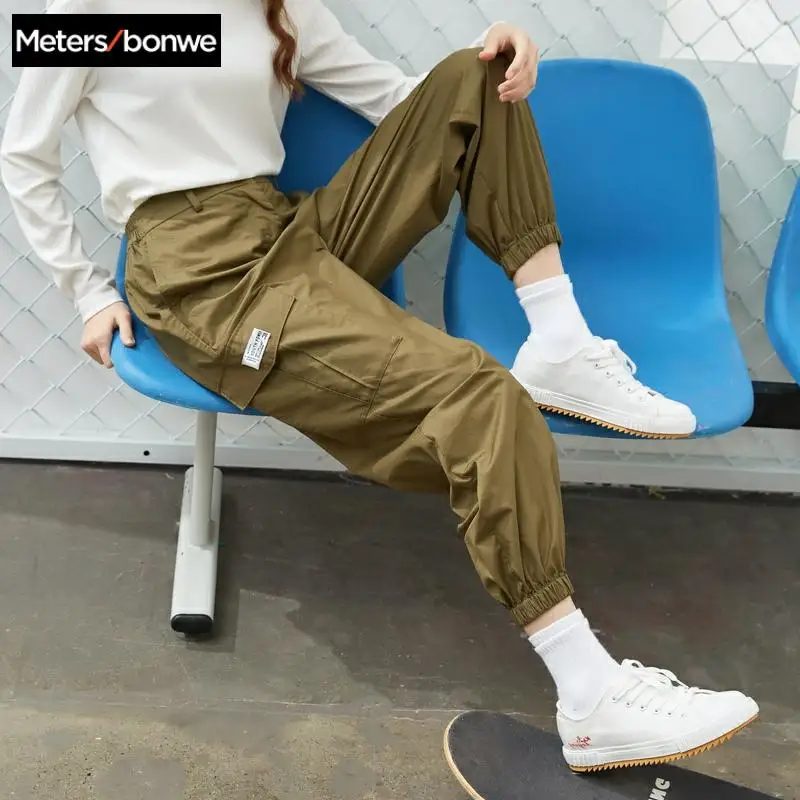 Metersbonwe 2020 новые весенние повседневные Комбинезоны Брюки для женщин брюки модные