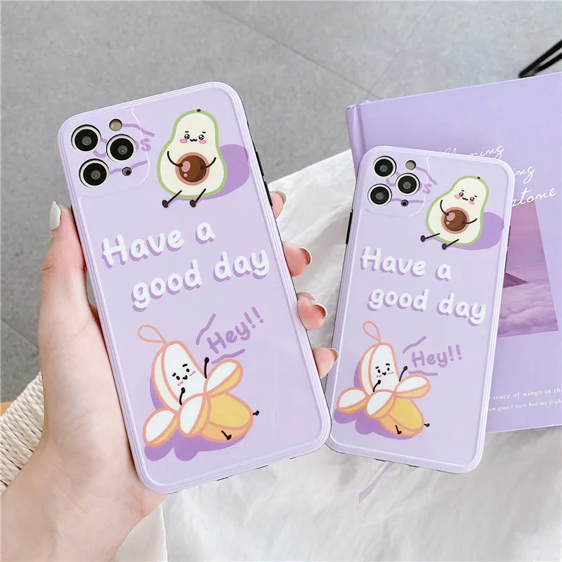 Милый мультяшный мягкий тонкий чехол IMD для iphone 11 pro max 7 8 plus X Xs XR SE 2020 модный