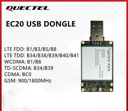 

4G Modules Quectel EC20 LTE USB DONGLE raspberry pi linux