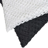 50 cm elastic big mesh hole fabric hollow lace bottomed shirt perforated jeans patch party decorations tulle diy craft supplies