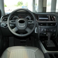carbon fiber car interior instrument panel cluster meter dashboard trim fit for audi a4 a4l