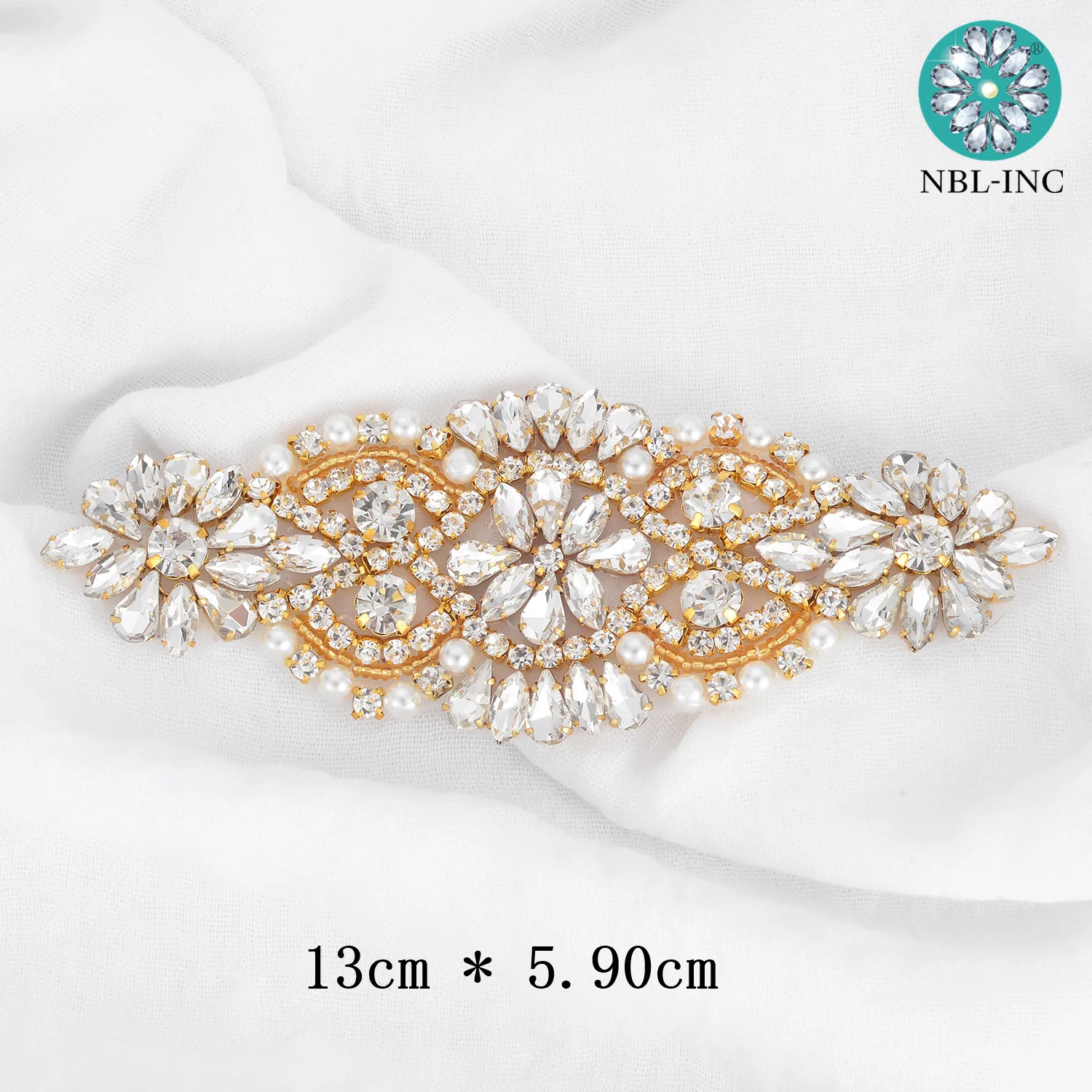 (1 шт.) серебристые золотые стразы свадебный пояс Свадебная Аппликация с