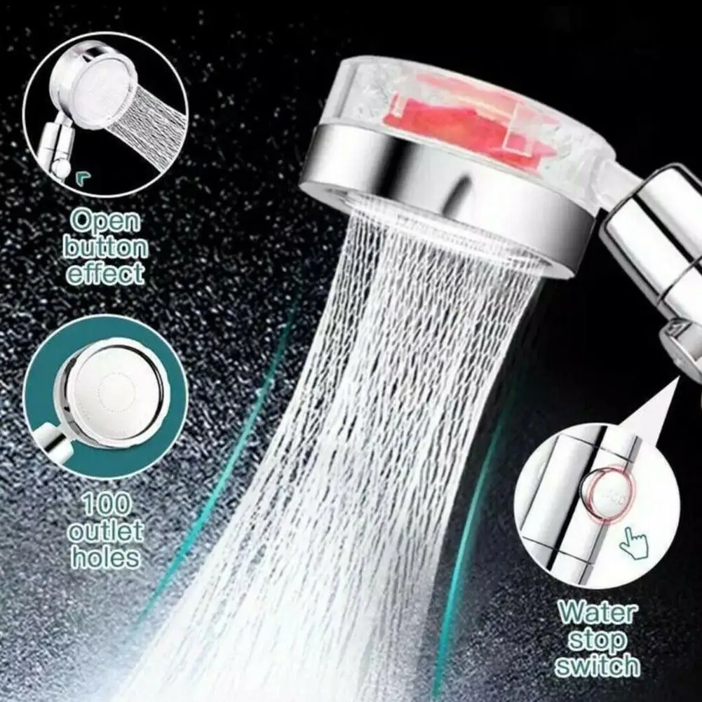 

Handheld Shower Shower Head Turbocharged Shower Head Small Man Waist Water Outlet PP Filter Cotton One-key Water Stop With Hose