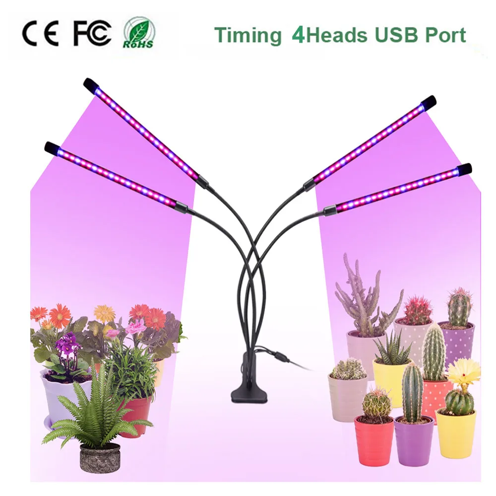 

USB Head LED Grow Light Lamp Full Spectrum Fitolampy For Plants Seedlings Flower plantas Grow Box