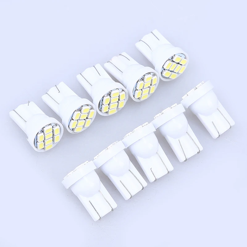 Posbay 10 шт. Micro 8 SMD T10 1206 Автомобильный светодиодный светильник автомобильный