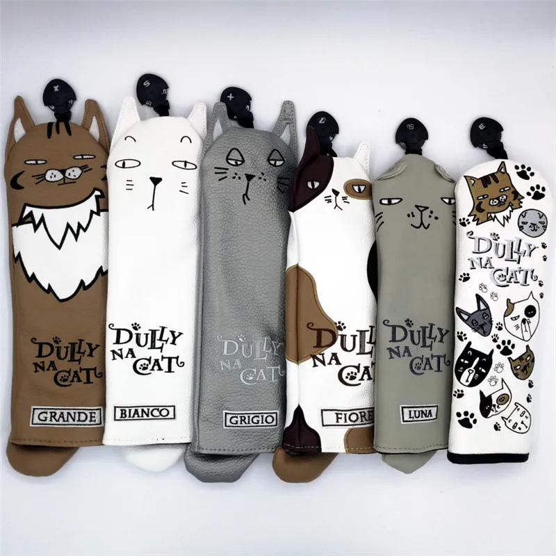 Dully na Гибридный головной убор с котом для гольфа мужчин и женщин чехол из