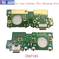 original usb charging port module connector board flex cable for asus zenfone 7 zs670ks 7 pro zs671ks replacement parts