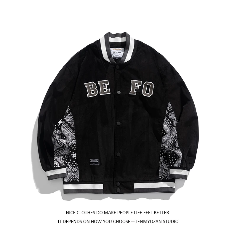 Бейсбольная куртка в стиле хип хоп для мужчин и женщин с аппликацией букв