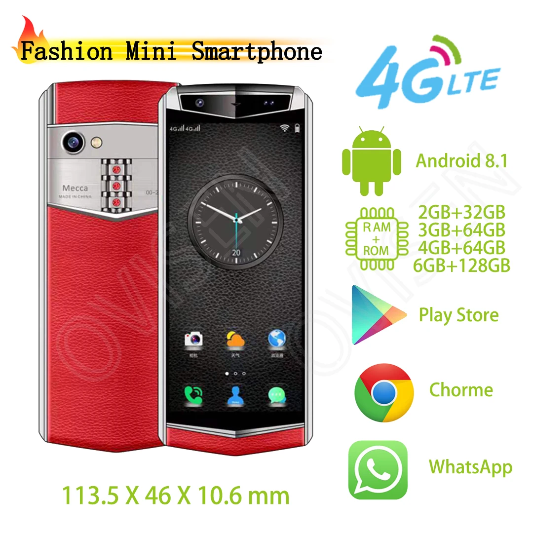 Смартфон Anica M17 mini 4G 3 5 дюйма Android 8 1 Google Play Store распознавание лица Wi Fi точка доступа