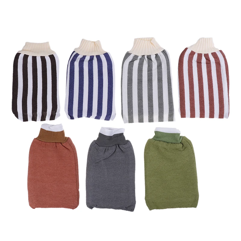 

Exfoliating Body Scrub Gloves Shower Bath Skin Massage Sponge Mitt Rubbing Towel Bath Glove