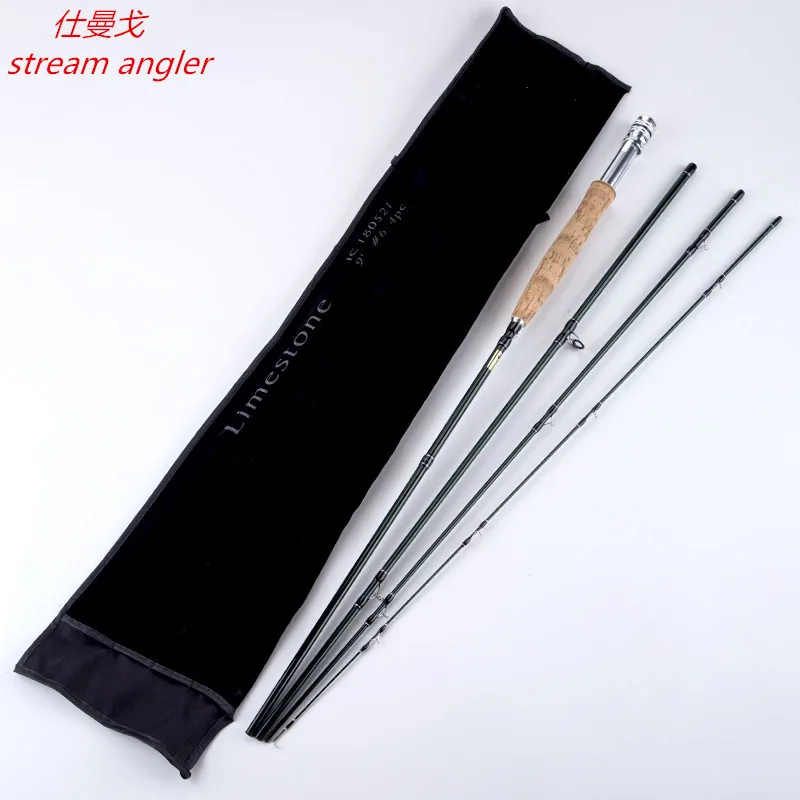 Entry level Beginners fly rod carbon flying Trout Salmon stream fish rod 2.7m 6# 8# free shipping enlarge