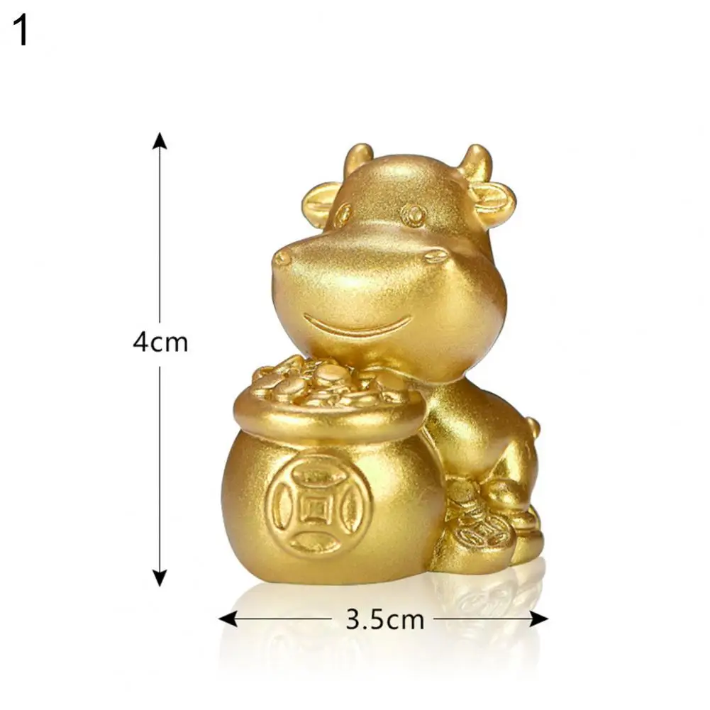 

Cartoon Cow Cattle Statue Design Car Home Table Garden Succulent Resin Home Decoration Accessories Ornament Lucky Gift
