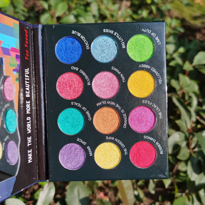 Макияж тени для век палитра косметики блеск пигмент красота глазурованные