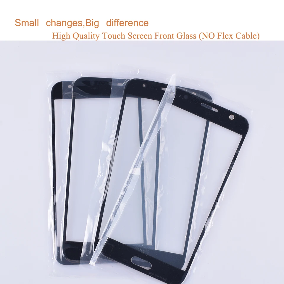 10 шт./лот для Samsung Galaxy J5 j500 J500H J500FN J500F SM-J500F Сенсорный экран Передний сенсорный экран со стеклянной панелью ЖК-дисплей всей наружной поверхности линз