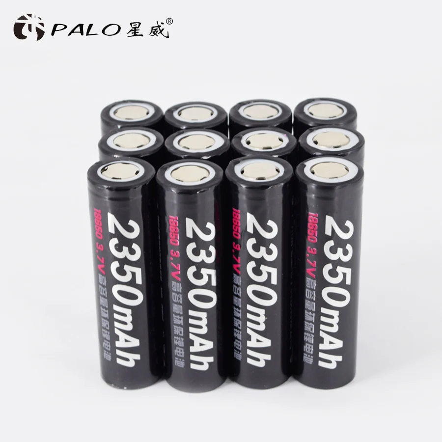 PALO NCR18650B 3,7 v 23500 mah 18650 литиевая аккумуляторная батарея для Panasonic фонарик батареи - Цвет: 12PCS Battery