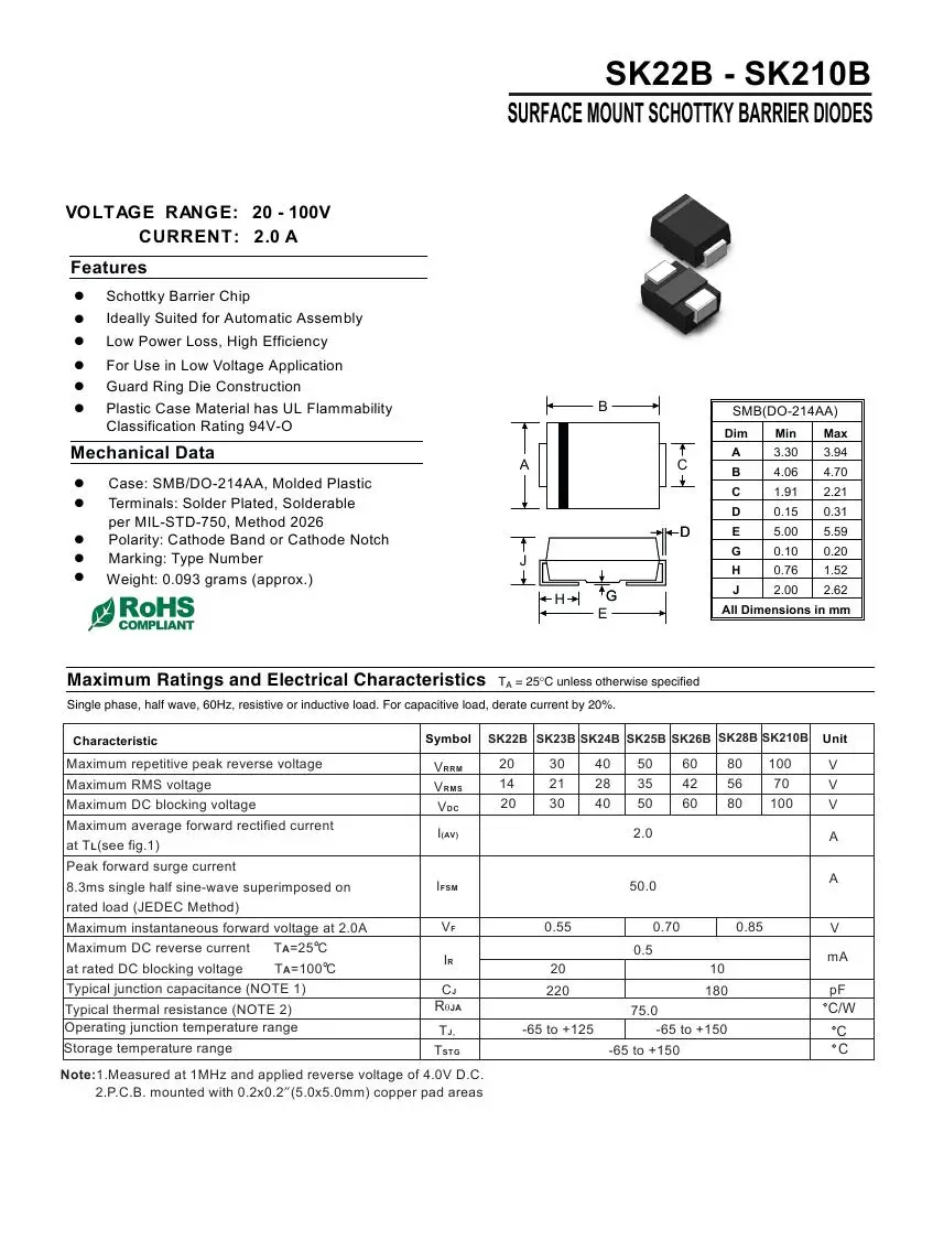 10 шт. SMD диод Шоттки SK12 SK14 SK16 SK18 SK22 SK24 SK26 SK28 SK32 SK34 SK36 SK52 SK54 SK56 SK110 SK210 SK310 SK510|Перемычки|