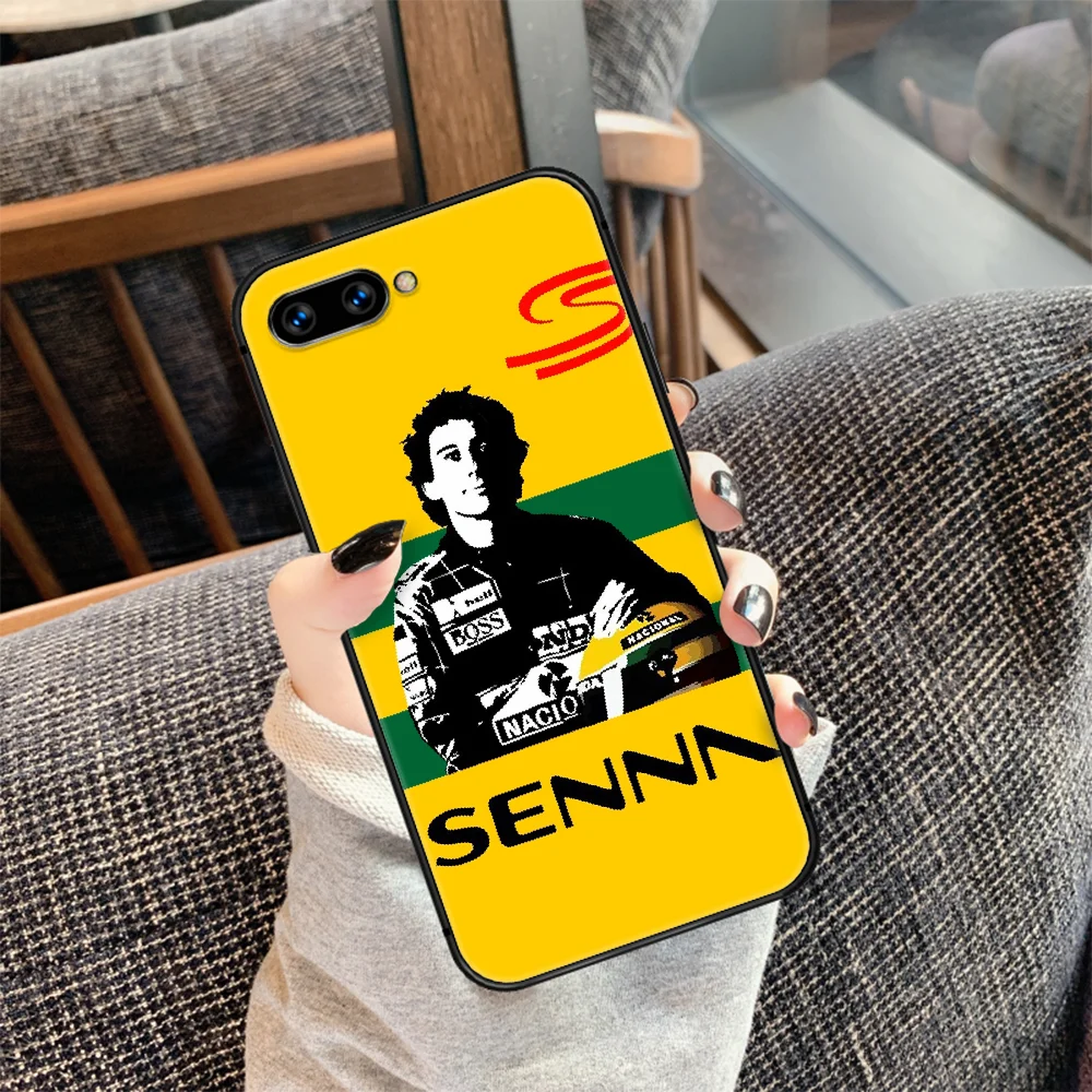 

Ayrton Senna F1 Racing Phone Case Cover Hull For HUAWEI honor 7a 8 8s 8a 8x 9 9x 10 20 i Lite Pro black Bumper Pretty Prime Tpu