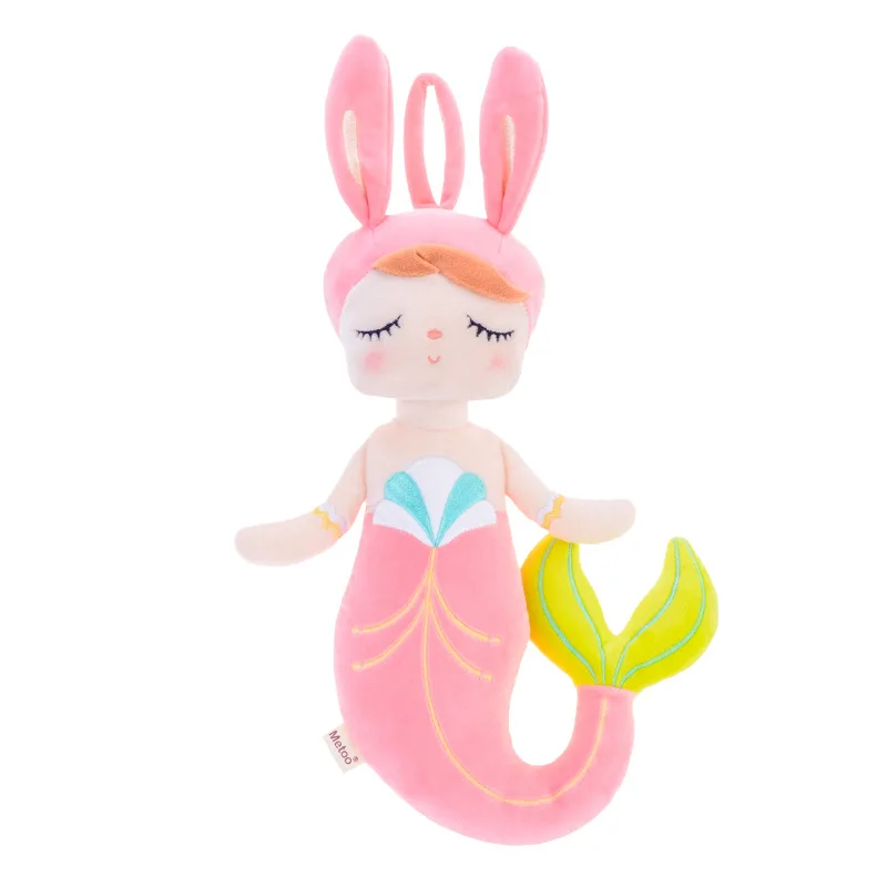 

38cm Cartoon Mermaid Plush Toys For Baby Girls Cute Stuffed Dolls Kids Children Birthday Gift Infants Newborn Sleeping Toy Metoo