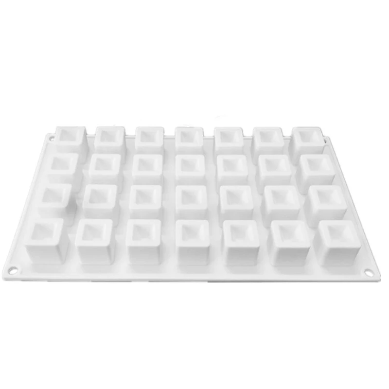 35 Holes Cube Silicone Chocolate Mold For Pastries Sandwich Candy Mould DIY Mousse Bakeware Cake Decor Baking Tools | Дом и сад