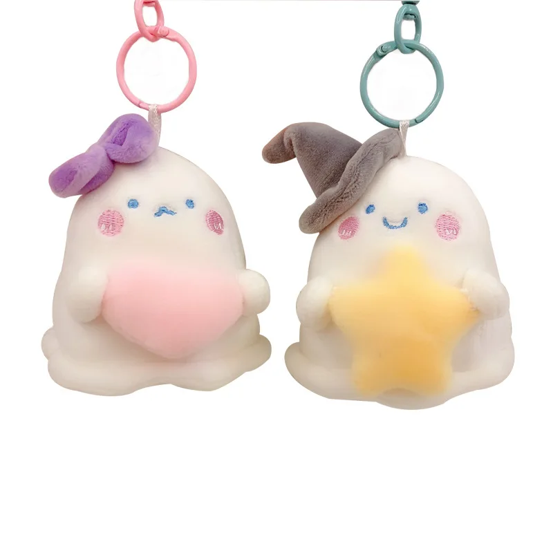 Милые плюшевые игрушки с привидениями из аниме Мягкие подвески монстрами для