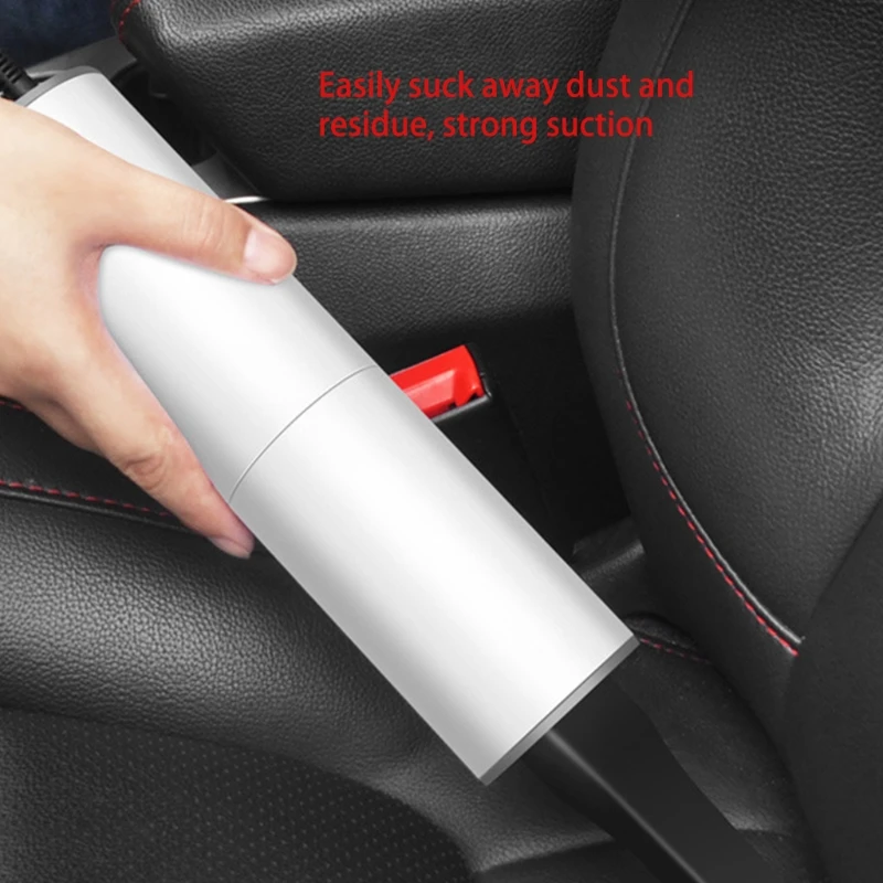 

2021 New Mini Portable Car Vacuum Cleaner 120W High Power Wet And Dry
