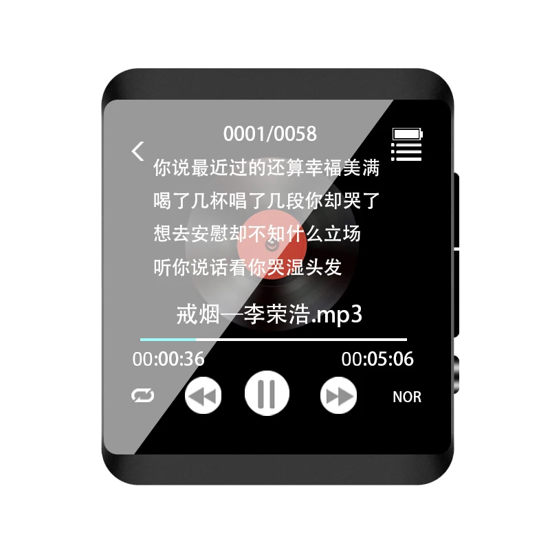 Оригинальный MP3-плеер RUIZU M5 с сенсорным экраном портативный спортивный Bluetooth