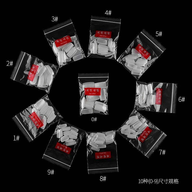 

500pcs/bag Ballerina Natural/Transparent Coffin Acrylic Fake False Nails for Extension Protection Nail Tip Nails Tips Manicure