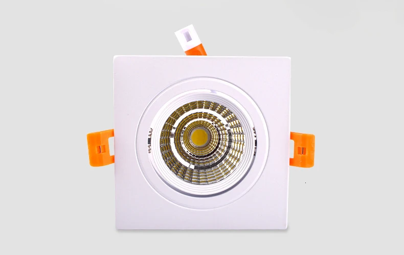 Светодиодный Светодиодный светильник с двойной головкой COB 110 V-220 V 3W 7W 12W Потолочный встраиваемый светильник точечные потолочные светильники 3000 K/4000 K/6000 K