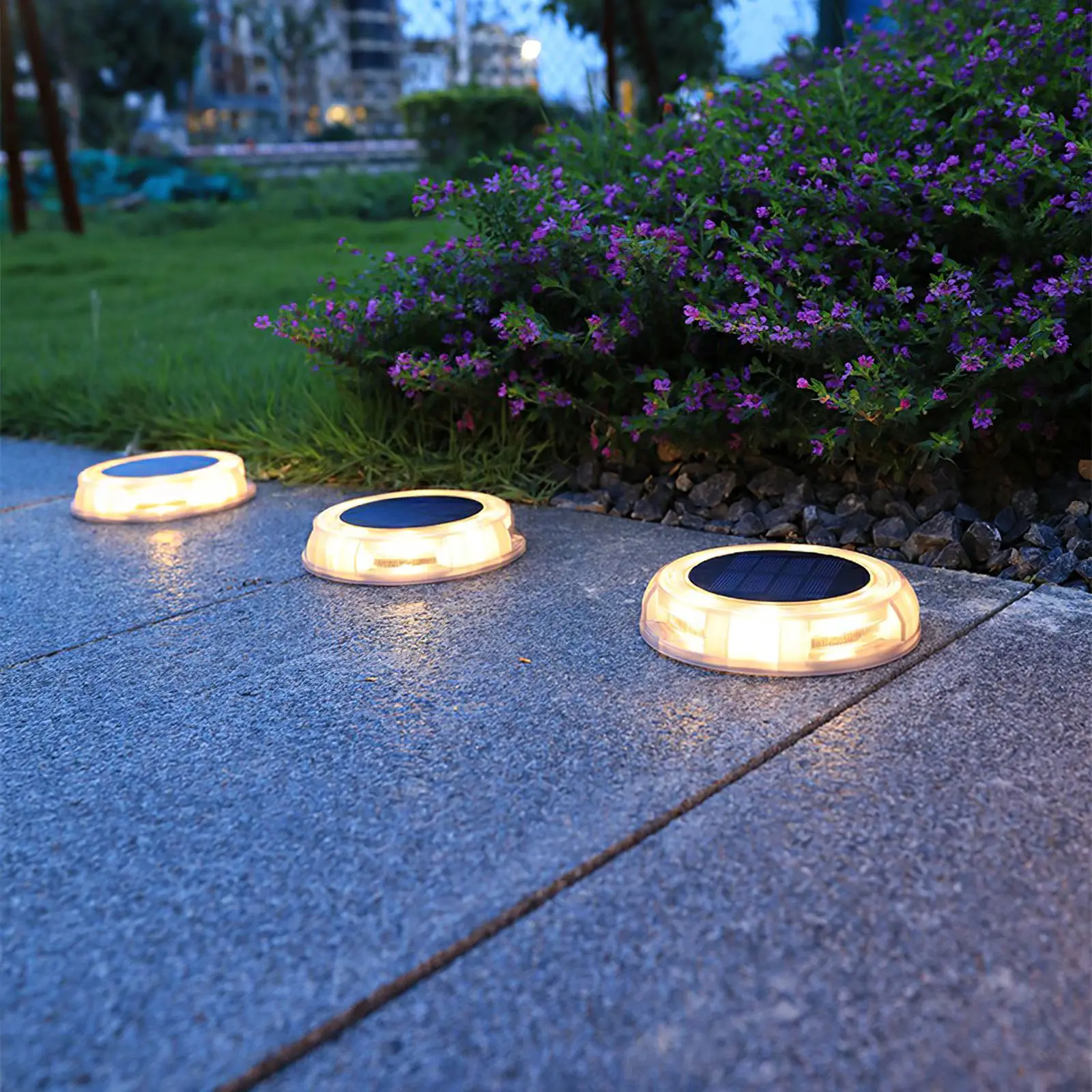 

Светодиодный уличный фонарь на солнечной батарее, водонепроницаемый IP67 светильник с датчиком управления для сада, газона, сада, 2 шт.