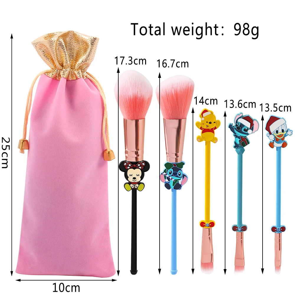 5 шт./набор Кисточки для макияжа Пух |