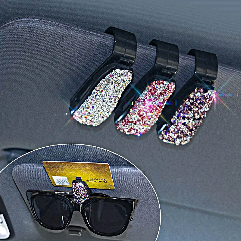 1 шт. держатель для очков с кристаллами | Автомобили и мотоциклы