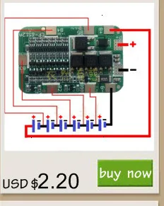 3S 60A BMS плата/li-ion 12,6 V 18650 BMS PCM плата защиты аккумулятора для литий-ионного аккумулятора с балансом