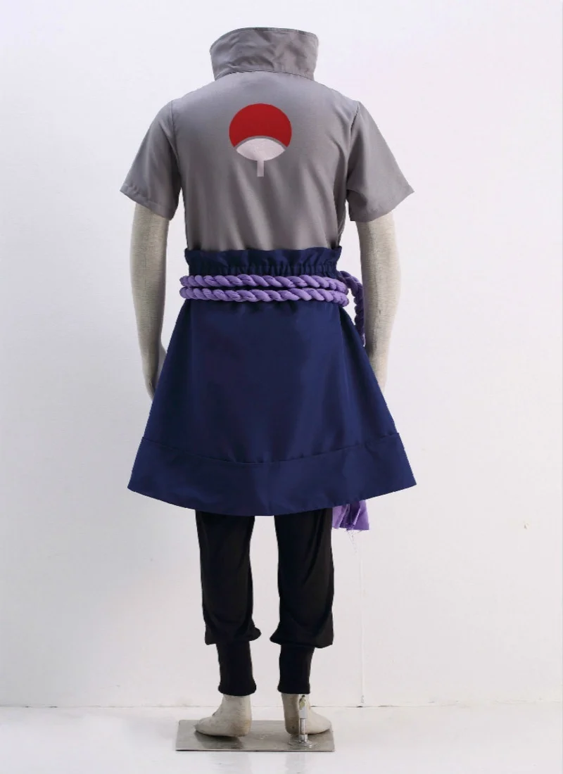 2020 Косплей костюмы Uchiha Sasuke аниме мультфильмы Униформа Шипуден Одежда Хэллоуин