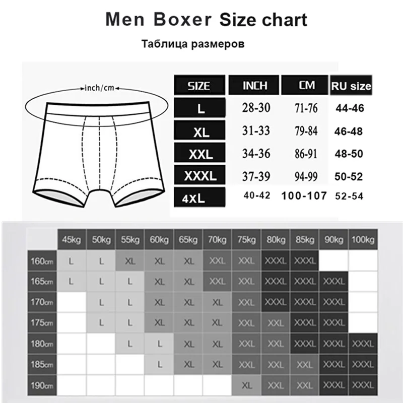 Трусы мужские хлопок цвет в ассортименте L XL XXL XXXL размера плюс шт|Мужские трусы