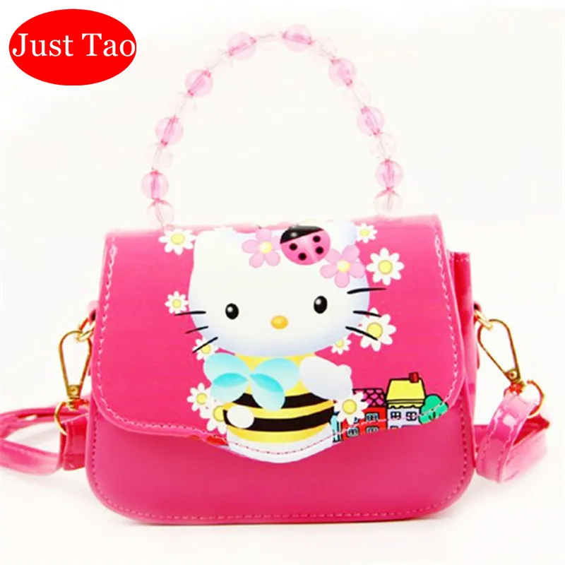 

DHL Free Shipping Just Tao Childrens pu leather shoulder bags baby girls small wallets Kids MIni coin purse cartoon bag JTD046
