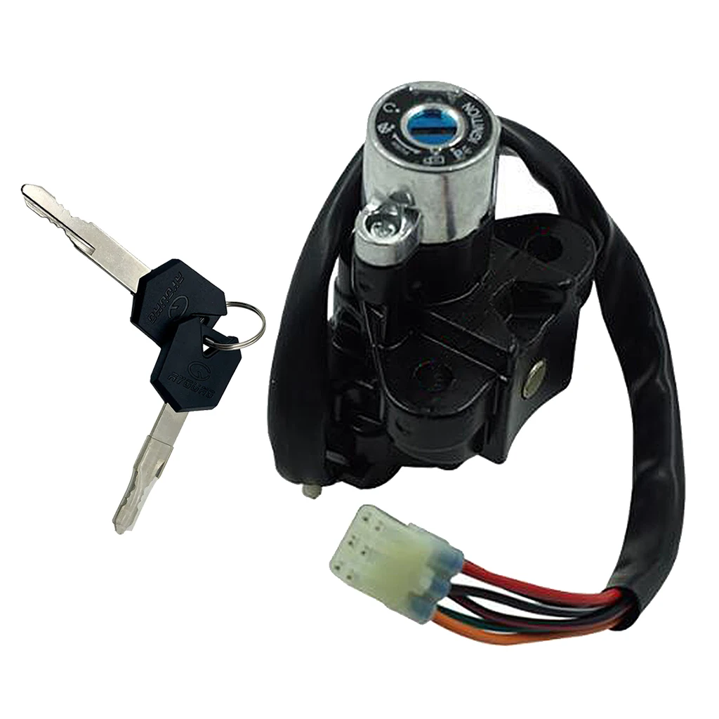 

Ignition Switch Fuel Gas Cap Cover Seat Lock Key Set For Suzuki GSXR600 750 K9