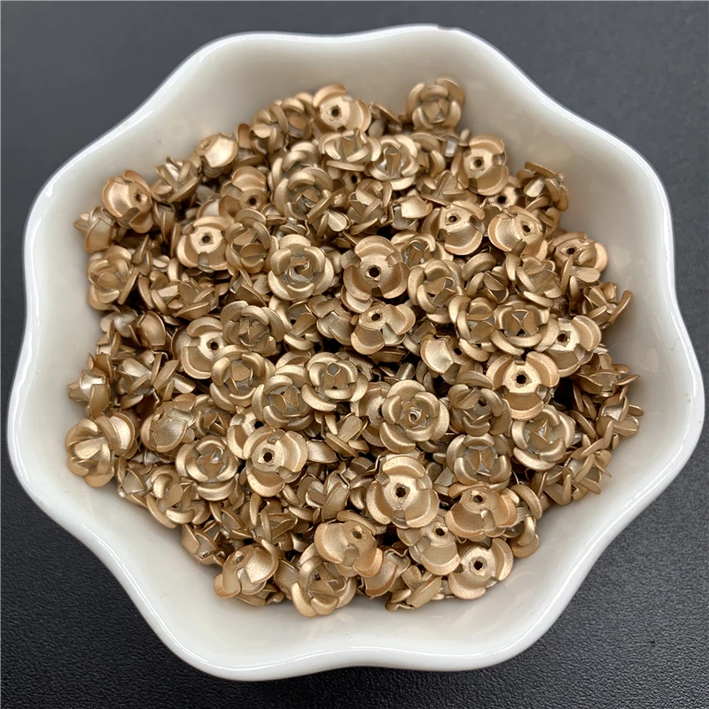 Алюминиевые шапочки для бусин в форме цветка 30 шт./лот 7 мм фурнитура изготовления