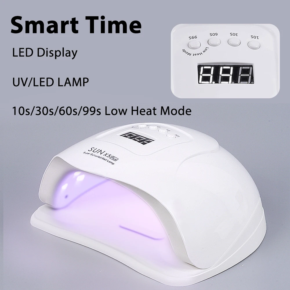 Лампа SUN X5 Plus УФ/LED для сушки гель лака 120 Вт 36 светодиодов|Сушилки ногтей| |