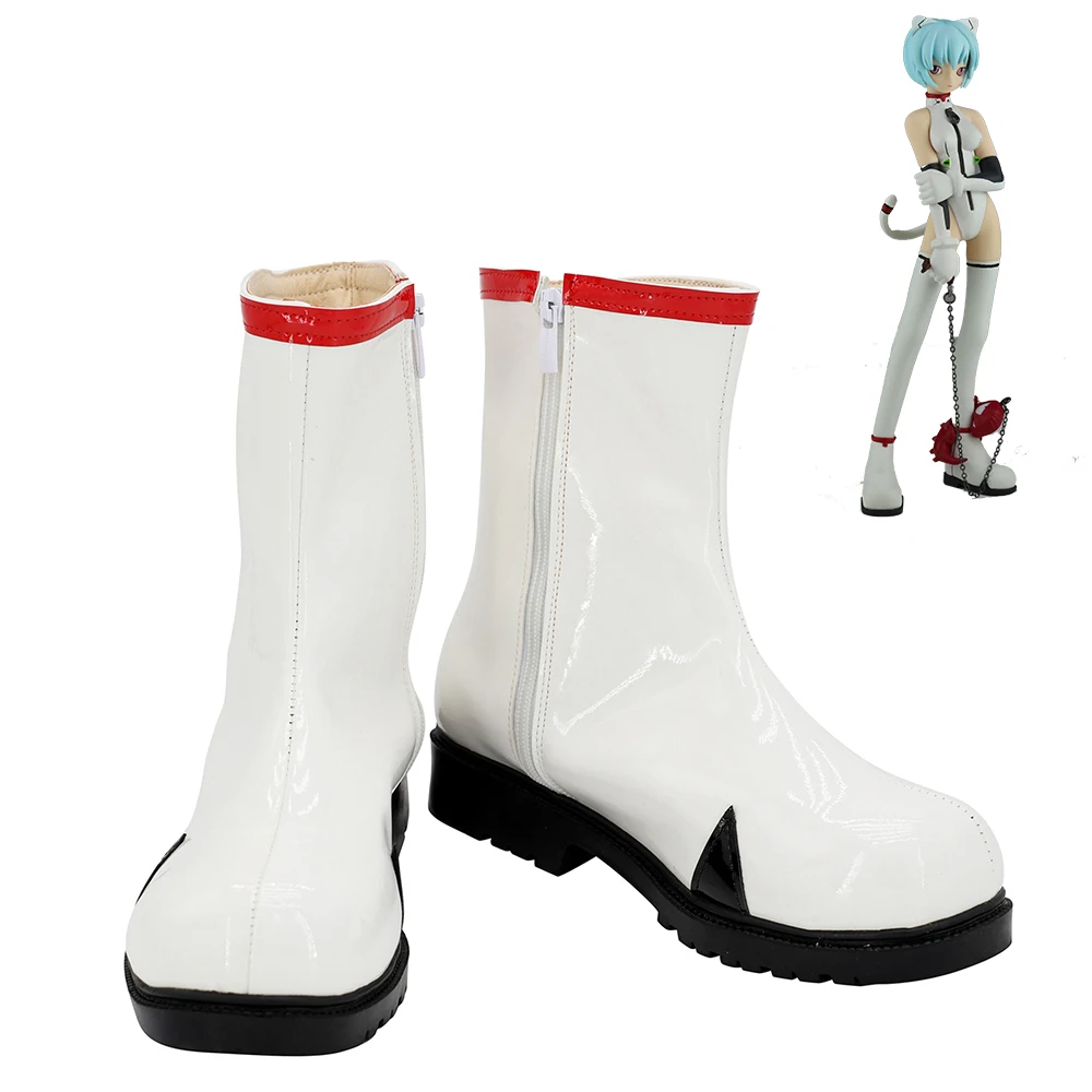 Ayanami Rei Catgirl/женские ботинки для косплея из ЭВА|Туфли| |