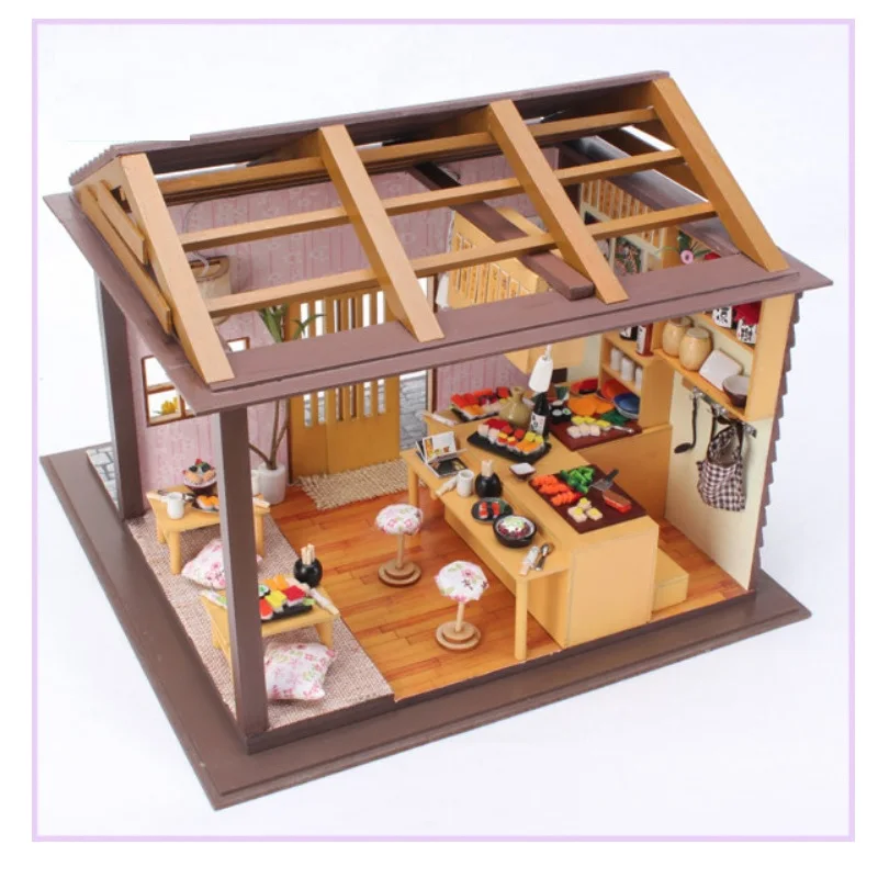 Zabawki dla dzieci игрушки развивающий деревянный кукольный домик diy оригинальный