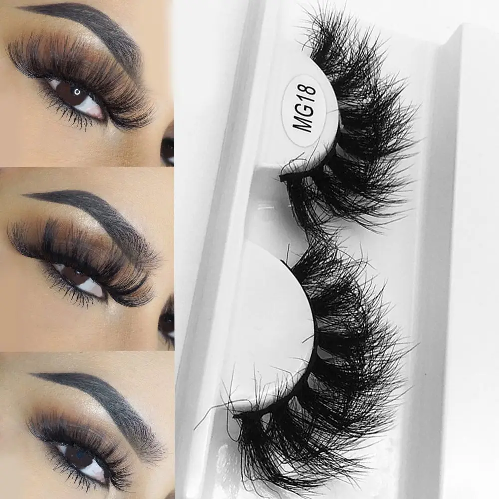 

Extension Lashes Soft Handmade Fake Eyelashes Fluffy False Eyelashes Natural Long 8D Mink Hair Cruelty Free