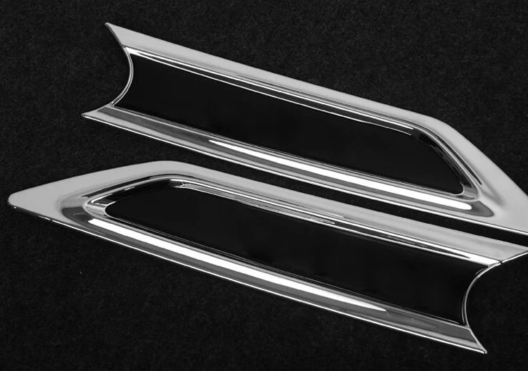 Аксессуары для стайлинга автомобиля черное переднее боковое крыло эмблема